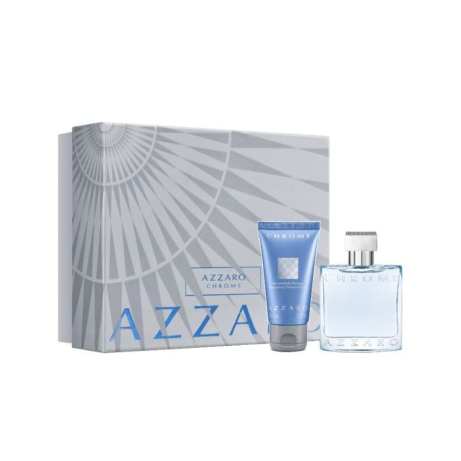 Geschenksets Azzaro Fur Ihn | Chrome Set,50Ml + Sg 50Ml