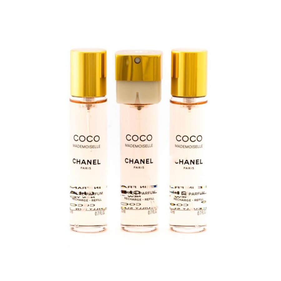 Dufte Chanel Eau De Parfum | Coco Mademoiselle, 3 Refills Twist And Spray,3X20Ml