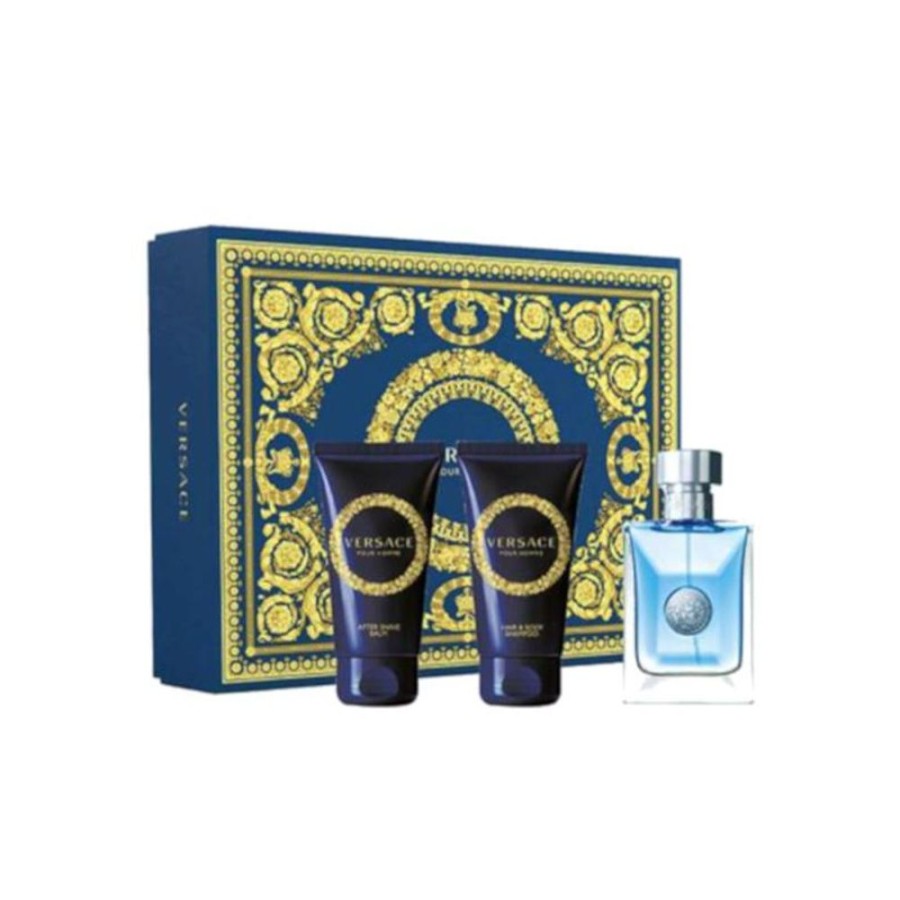 Dufte Versace Geschenksets | Pour Homme Set, 50Ml + Sg 50Ml + Asb 50Ml