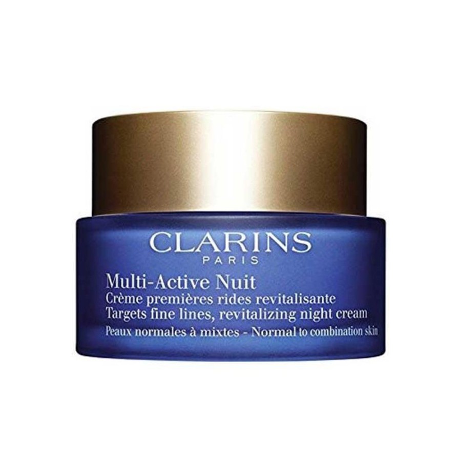 Kosmetik Clarins Gesichtspflege | Multi-Active Nuit Normal Bis Trockene Haut, 50Ml