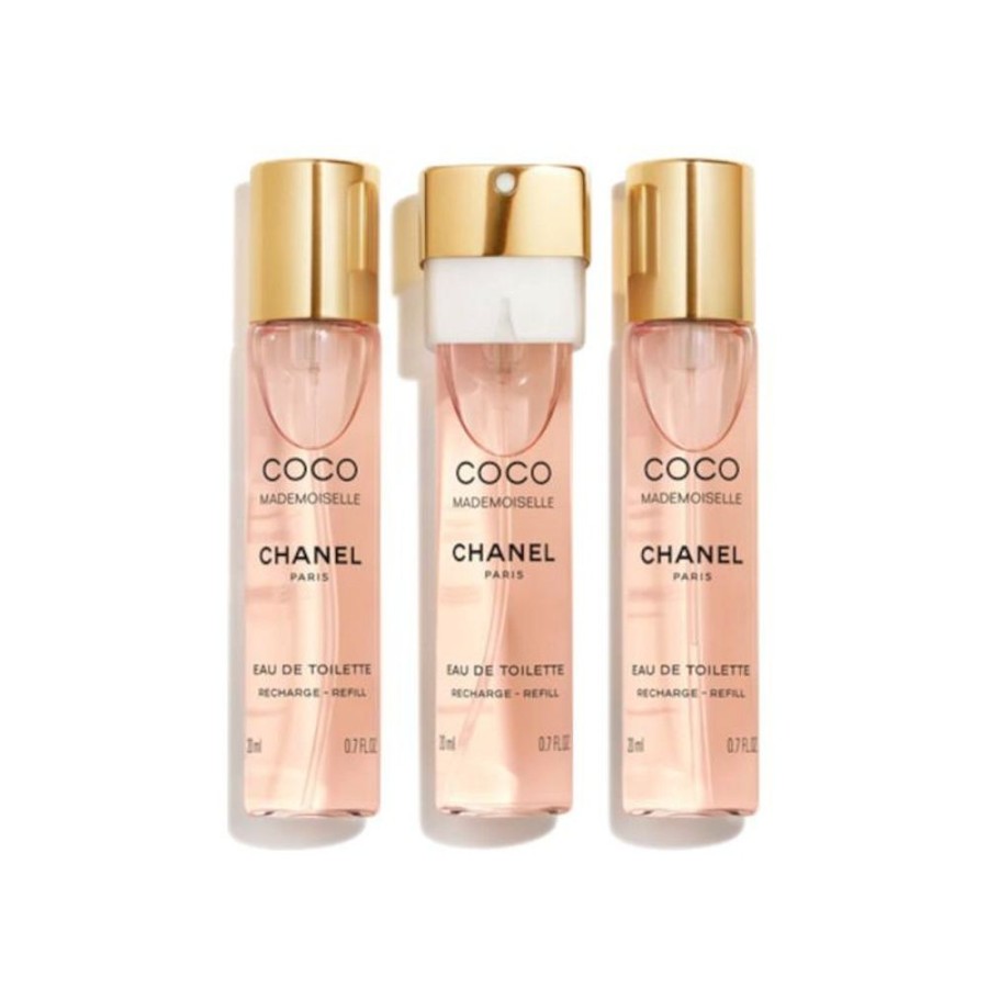 Dufte Chanel Eau De Toilette | Coco Mademoiselle, 3 Refills Twist And Spray,3X20Ml